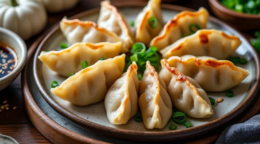 découvrez notre recette maison de raviolis gyozas japonais au poulet, savoureux et faciles à préparer pour un repas authentique et gourmand.