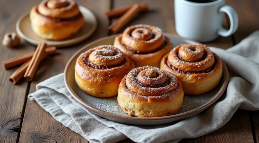 découvrez la recette traditionnelle des kanelbullar, ces délicieux roulés à la cannelle suédois moelleux et parfumés, parfaits pour une pause gourmande.