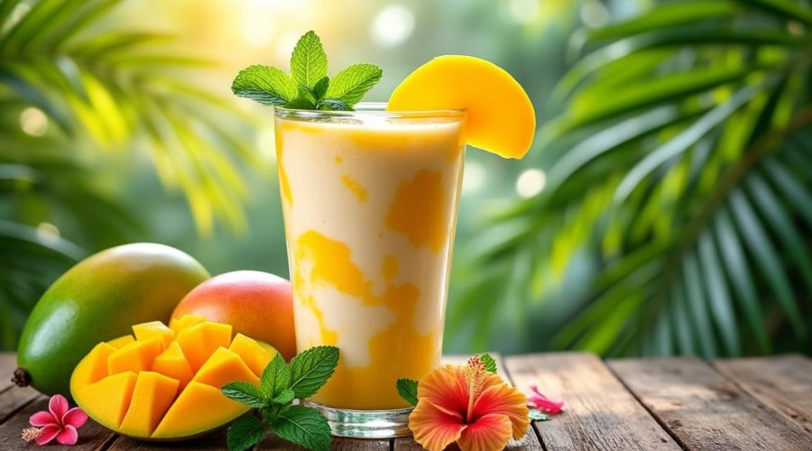 découvrez notre recette de lassi mangue frais façon tropicale, une boisson onctueuse et fruitée parfaite pour se rafraîchir et voyager sous les tropiques.