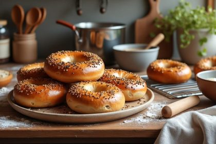 découvrez notre recette originale de bagels new-yorkais faits maison, pour des bagels moelleux et savoureux à préparer facilement dans votre cuisine.
