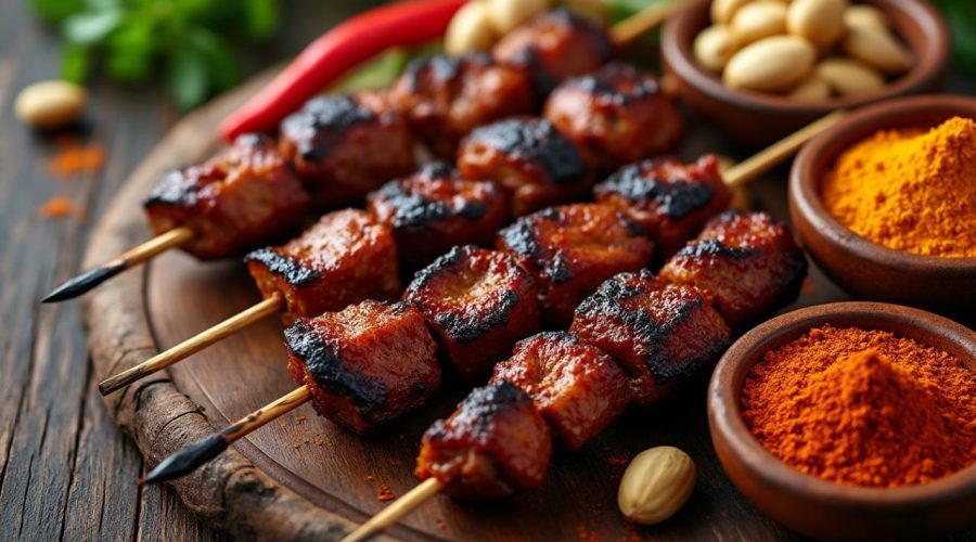 découvrez les brochettes suya nigérianes et les épices traditionnelles indispensables pour réaliser ce plat authentique et savoureux.