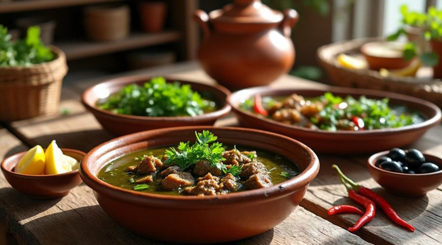 découvrez la recette authentique de la mloukhia tunisienne et ses variantes familiales pour un plat traditionnel savoureux à partager en famille.