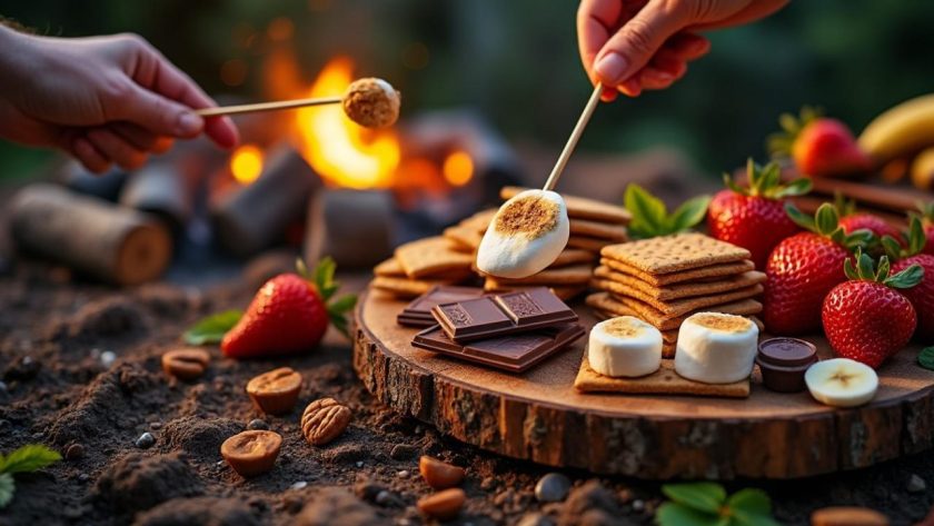 découvrez notre recette facile de s’mores au feu de bois et explorez des alternatives gourmandes pour savourer ce classique autour du feu.
