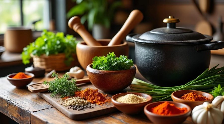 découvrez les ustensiles indispensables pour maîtriser la cuisine créole et préparer des plats savoureux aux saveurs des îles.