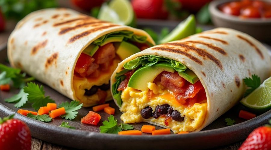 découvrez la composition idéale du breakfast burrito californien, alliant saveurs fraîches et ingrédients nutritifs pour un petit-déjeuner savoureux et équilibré.