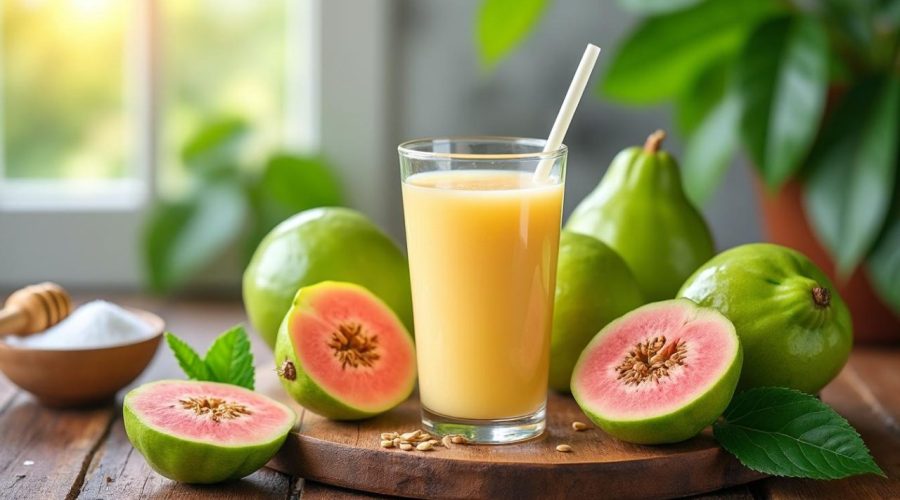 découvrez notre recette facile et rapide pour préparer un délicieux jus de goyave maison, frais et naturel, parfait pour désaltérer toute la famille.