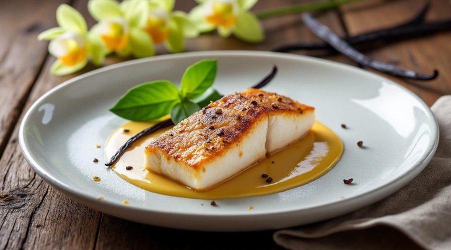 découvrez une recette unique de poisson à la vanille de madagascar, alliant saveurs exotiques et douceur aromatique pour un plat original et savoureux.