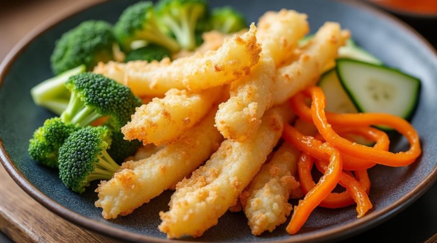 découvrez notre recette de tempura de légumes croustillants, une délicieuse entrée légère et savoureuse parfaite pour toutes les occasions.