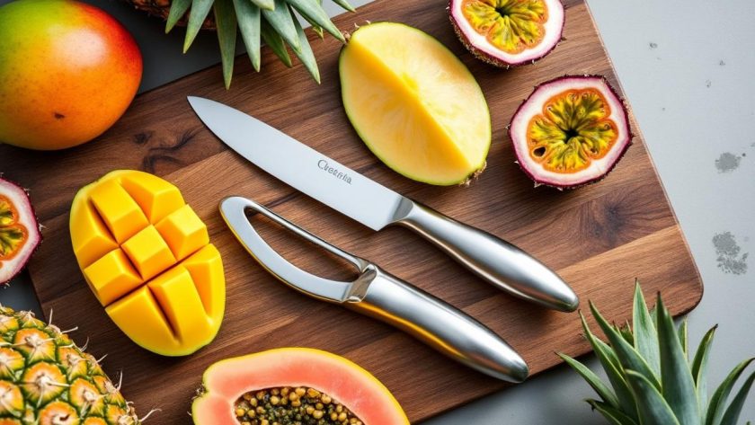 découvrez nos accessoires indispensables pour découper facilement les mangues et autres fruits tropicaux. gagnez du temps et savourez vos fruits frais en toute simplicité !