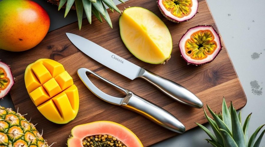 découvrez nos accessoires indispensables pour découper facilement les mangues et autres fruits tropicaux. gagnez du temps et savourez vos fruits frais en toute simplicité !