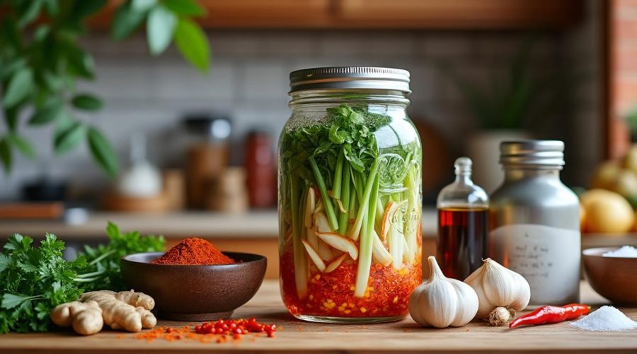 découvrez nos kits d’initiation à la fermentation pour préparer facilement votre kimchi maison. tout le nécessaire pour réussir cette recette traditionnelle coréenne chez vous.