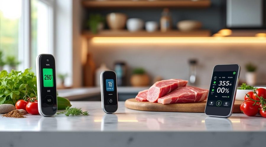 découvrez notre sélection des meilleurs thermomètres de cuisson sans fil pour réussir parfaitement toutes vos recettes avec précision et simplicité.